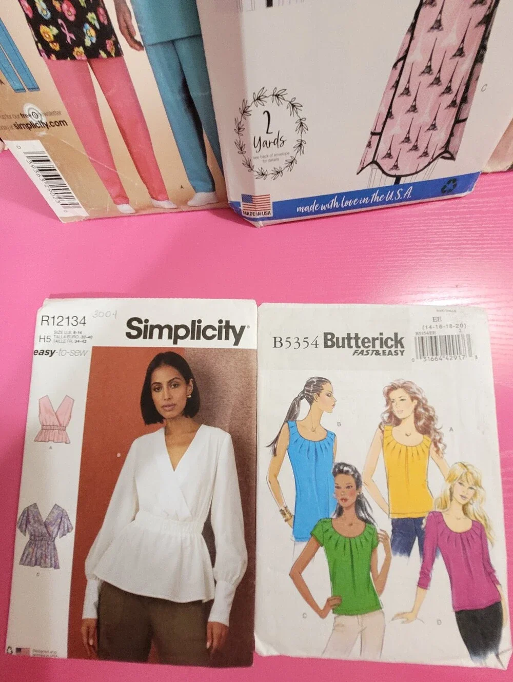 Assorted Bundle Of 13 Sewing Patterns Various Brands Styles Sizes (1467)